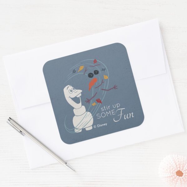 Frozen_2__Olaf_And_The_Wind_Square_Sticker_3 Frozen 2 Olaf And The Wind Square Sticker