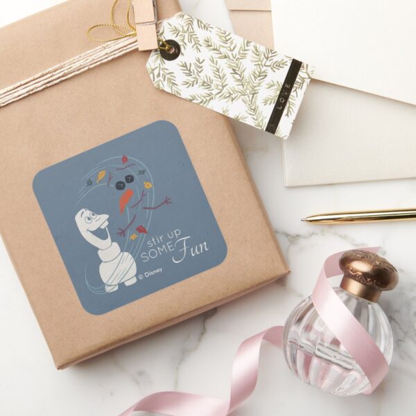 Frozen_2__Olaf_And_The_Wind_Square_Sticker_5 Frozen 2 Olaf And The Wind Square Sticker