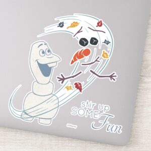 Frozen 2 Olaf And The Wind Sticker