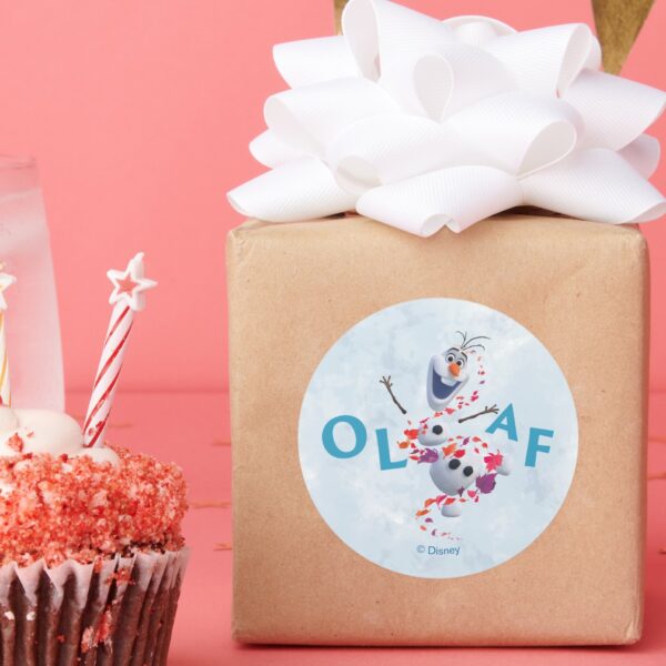 Frozen_2__Olaf_In_The_Breeze_Classic_Round_Sticker_6 Frozen 2 Olaf In The Breeze Classic Round Sticker