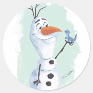 Frozen_2__Olaf___Nature_Is_Magical_Classic_Round_Sticker_1 Frozen 2 Olaf Nature Is Magical Classic Round Sticker