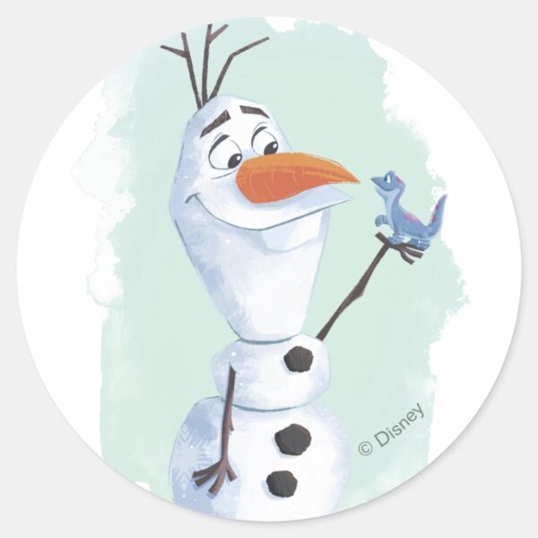 Frozen_2__Olaf___Nature_Is_Magical_Classic_Round_Sticker_1 Frozen 2 Olaf Nature Is Magical Classic Round Sticker
