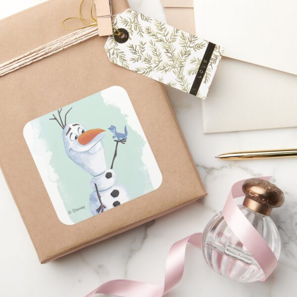 Frozen_2__Olaf___Nature_Is_Magical_Square_Sticker_5 Frozen 2 Olaf Nature Is Magical Square Sticker