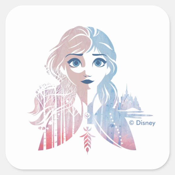 Frozen_2___Anna_-_Born_this_Way_Square_Sticker_1 Frozen 2 Anna Born This Way Square Sticker