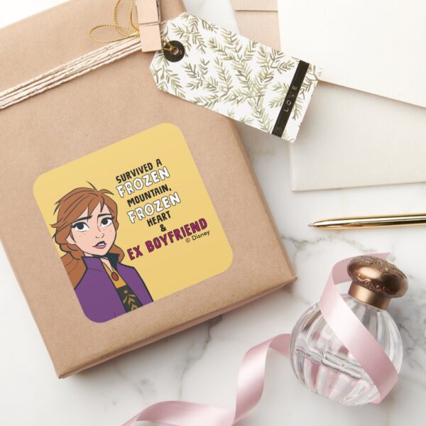 Frozen_2___Anna__Survived__Square_Sticker_5 Frozen 2 Anna Survived Square Sticker