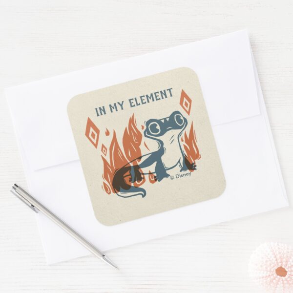Frozen_2___Bruni_-_In_My_Element_Square_Sticker_3 Frozen 2 Bruni In My Element Square Sticker