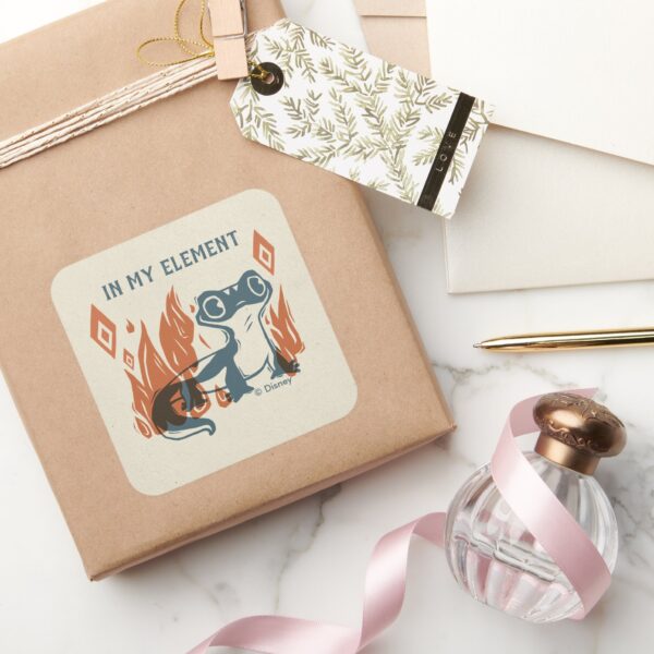 Frozen_2___Bruni_-_In_My_Element_Square_Sticker_5 Frozen 2 Bruni In My Element Square Sticker