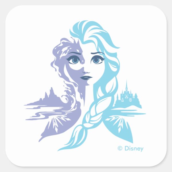 Frozen_2___Elsa_-_Frozen_Reign_Square_Sticker_1 Frozen 2 Elsa Frozen Reign Square Sticker