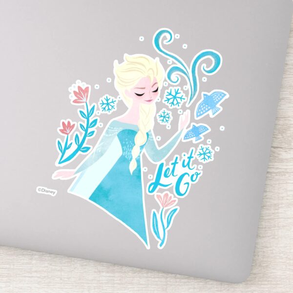 Frozen_2___Elsa__Let_It_Go__Watercolor_Sticker_1 Frozen 2 Elsa Let It Go Watercolor Sticker
