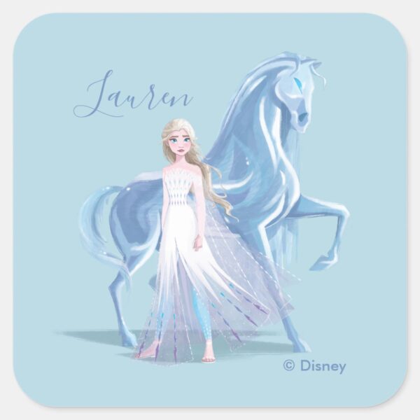 Frozen_2___Elsa_&_the_Frosted_Nokk_Square_Sticker_1 Frozen 2 Elsa The Frosted Nokk Square Sticker