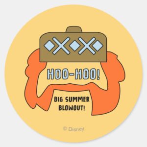 Frozen 2 Oaken Big Summer Blowout Beard Classic Round Sticker