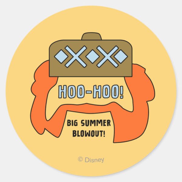 Frozen_2___Oaken__Big_Summer_Blowout!__Beard_Classic_Round_Sticker_1 Frozen 2 Oaken Big Summer Blowout Beard Classic Round Sticker