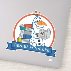 Frozen 2 Olaf Genius By Nature Badge Sticker