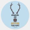 Frozen_2___Reindeers_Are_Better_Than_People_Classic_Round_Sticker_1 Frozen 2 Reindeers Are Better Than People Classic Round Sticker