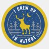 Frozen_2___Sven_-_I_Grew_Up_in_Nature_Classic_Round_Sticker_1 Frozen 2 Sven I Grew Up In Nature Classic Round Sticker