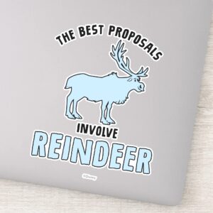 Frozen 2 The Best Proposals Involve Reindeer Sticker