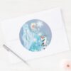 Frozen___Elsa_and_Olaf_-_Icy_Glow_Classic_Round_Sticker_3 Frozen Elsa And Olaf Icy Glow Classic Round Sticker