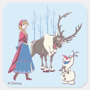 Frozen___Listen_to_your_Heart_Square_Sticker_1 Frozen Listen To Your Heart Square Sticker