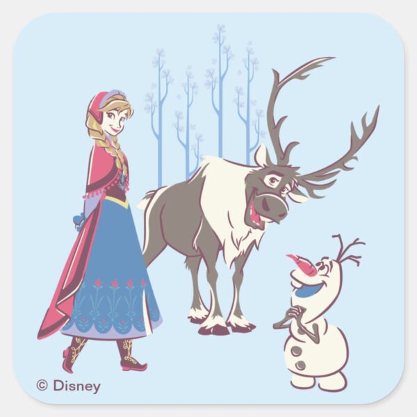 Frozen___Listen_to_your_Heart_Square_Sticker_1 Frozen Listen To Your Heart Square Sticker