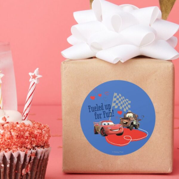 Fueled_up_for_Fun!_Classic_Round_Sticker_7 Fueled Up For Fun Classic Round Sticker