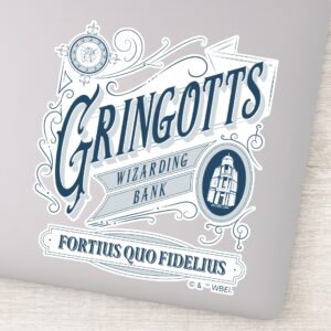 GRINGOTTS Wizarding Bank Vintage Graphic Sticker