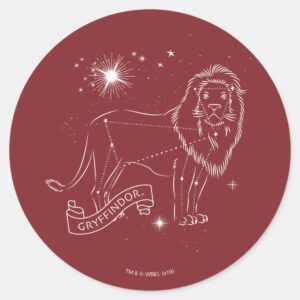 GRYFFINDOR™ Constellation Graphic Classic Round Sticker