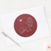 GRYFFINDOR™_Constellation_Graphic_Classic_Round_Sticker_3 GRYFFINDOR™ Constellation Graphic Classic Round Sticker