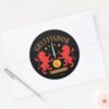 GRYFFINDOR™_House_Double_Lion_Sword_Graphic_Classic_Round_Sticker_3 GRYFFINDOR™ House Double Lion Sword Graphic Classic Round Sticker