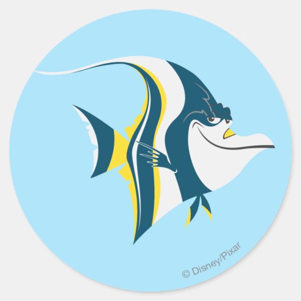 Gill_2_classic_round_sticker_1 Gill 2 Classic Round Sticker