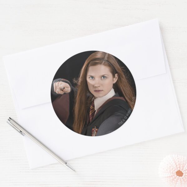 Ginny_Weasley_Classic_Round_Sticker_3 Ginny Weasley Classic Round Sticker
