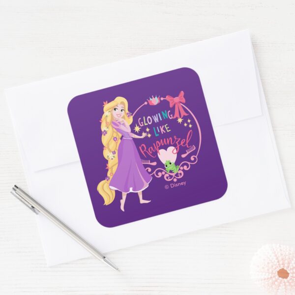 Glowing_Like_Rapunzel_Square_Sticker_3 Glowing Like Rapunzel Square Sticker