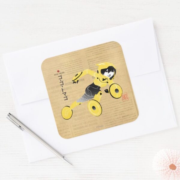 Go_Go_Tomago_Supercharged_Square_Sticker_3 Go Go Tomago Supercharged Square Sticker