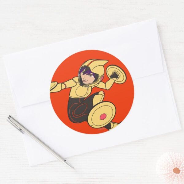 Go_Go_Tomago_Yellow_Suit_Classic_Round_Sticker_3 Go Go Tomago Yellow Suit Classic Round Sticker