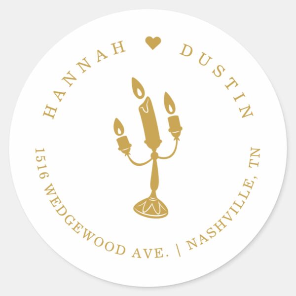 Gold_Beauty_and_the_Beast_Story_Book_Wedding_Classic_Round_Sticker_2 Gold Beauty And The Beast Story Book Wedding Classic Round Sticker