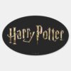 Gold_Harry_Potter_Logo_Oval_Sticker_1 Gold Harry Potter Logo Oval Sticker