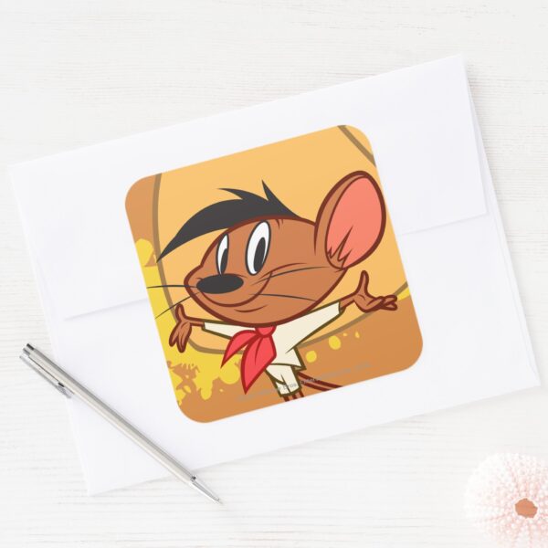 Gonzales_Arms_Out_Square_Sticker_3 Gonzales Arms Out Square Sticker