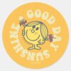 Good_Day_Little_Miss_Sunshine_Classic_Round_Sticker_1 Good Day Little Miss Sunshine Classic Round Sticker