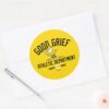 Good_Grief_Athletic_Department_Classic_Round_Sticker_3 Good Grief Athletic Department Classic Round Sticker