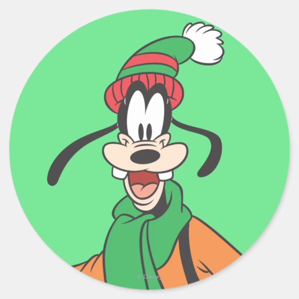 Goofy_Classic_Round_Sticker_1 Goofy Classic Round Sticker
