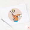 Goofy___Excited_Classic_Round_Sticker_3 Goofy Excited Classic Round Sticker