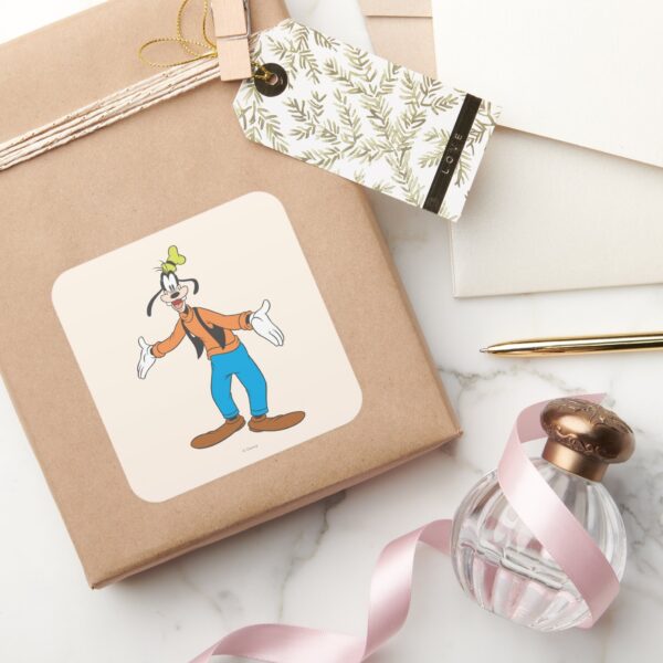 Goofy Hands Wide Square Sticker