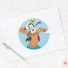 Goofy___Scratching_Head_Classic_Round_Sticker_3 Goofy Scratching Head Classic Round Sticker