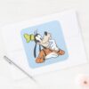 Goofy Thinking Square Sticker