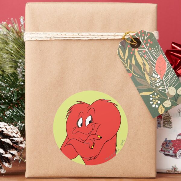 Gossamer_Posing_-_Color_Classic_Round_Sticker_5 Gossamer Posing Color Classic Round Sticker