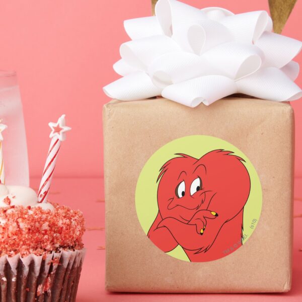 Gossamer_Posing_-_Color_Classic_Round_Sticker_6 Gossamer Posing Color Classic Round Sticker