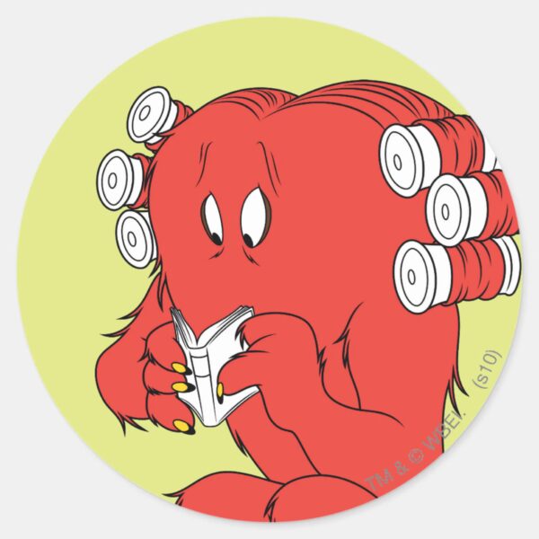 Gossamer_Reading_-_Full_Color_Classic_Round_Sticker_1 Gossamer Reading Full Color Classic Round Sticker