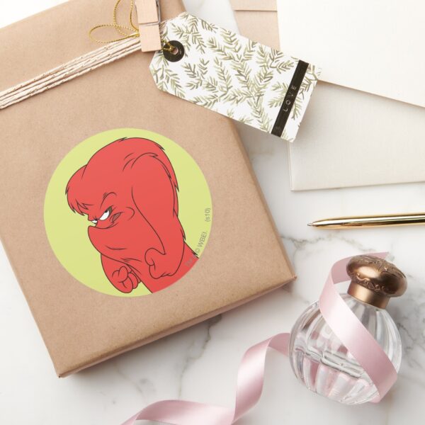 Gossamer_Scheming_-_Color_Classic_Round_Sticker_5 Gossamer Scheming Color Classic Round Sticker