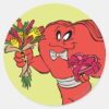 Gossamer_with_roses_classic_round_sticker_1 Gossamer With Roses Classic Round Sticker