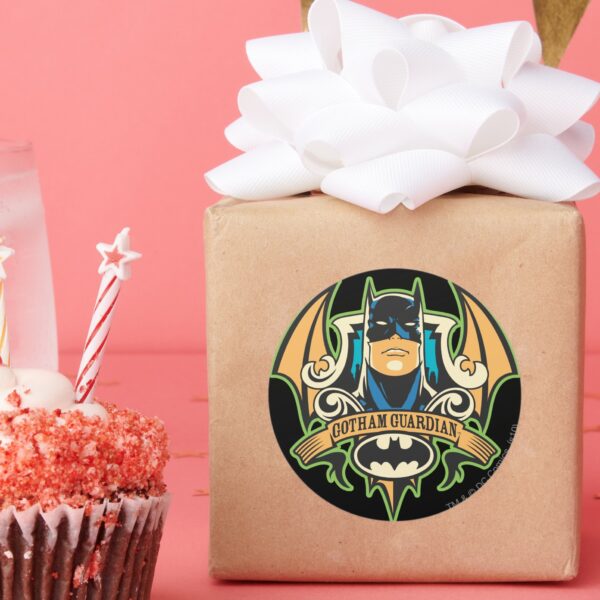 Gotham_Guardian_Classic_Round_Sticker_6 Gotham Guardian Classic Round Sticker