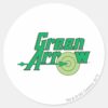 Green_Arrow_Logo_Classic_Round_Sticker_1 Green Arrow Logo Classic Round Sticker